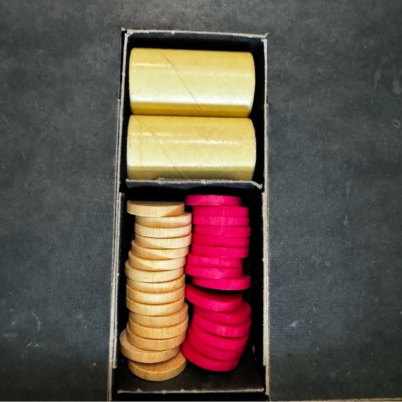 Vintage 70’s Backgammon Set Selchow Righter Complete 1975 Printed in the USA - Picture 9 of 14